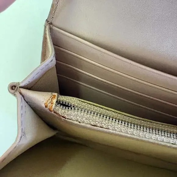 Christian Dior Vintage Trotter Romantique Bow Long Continental Wallet - Picture 8 of 13